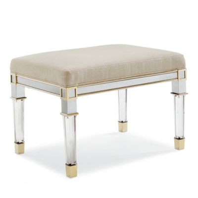 Caracole - Silver and Gold Bench