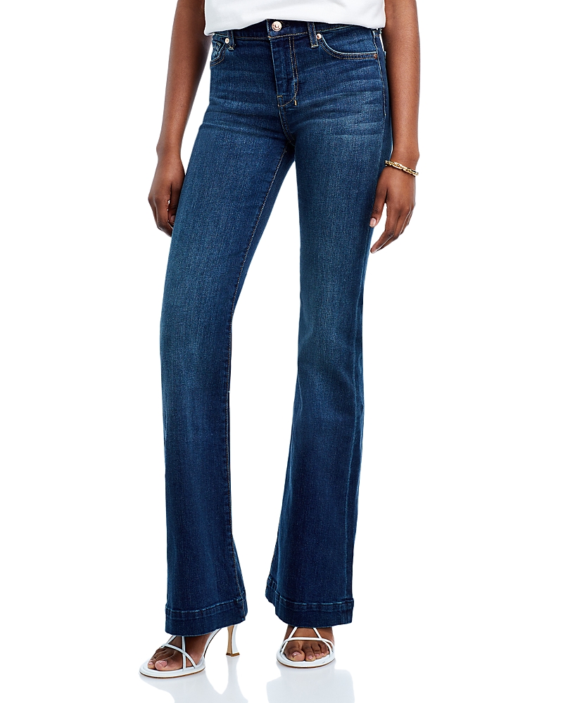7 For All Mankind Bootcut B(air) Jean In Rinsed Indigo In Authentic Fate
