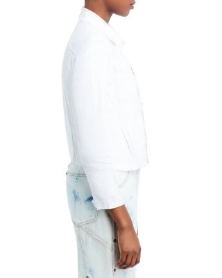 Janelle Slim-Fit Raw Denim Jacket