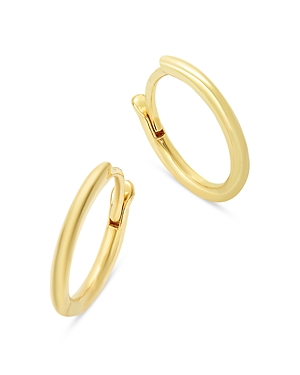 Zoe Chicco 14K Yellow Gold Simple Gold Polished Small Huggie Hoop Earrings