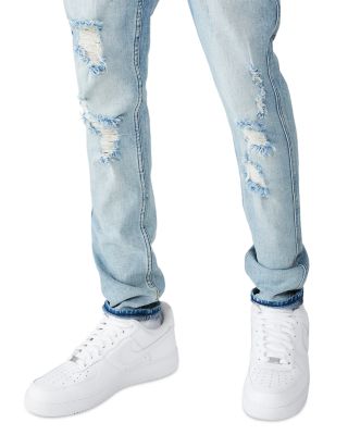 Ksubi Van Winkle Skinny Jeans in Trashed Dreams Blue