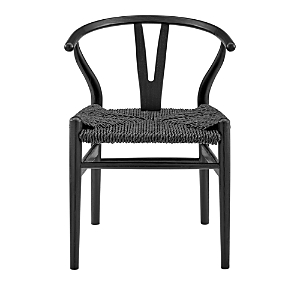 Euro Style Evelina Outdoor Side Chair In Black