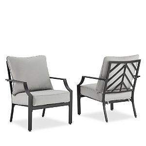 Crosley Otto 2 Piece Outdoor Chair Set In Gray