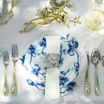 White Orchid Napkin Rings