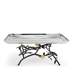 Michael Aram Pomegranate Footed Centerpiece Tray, Large