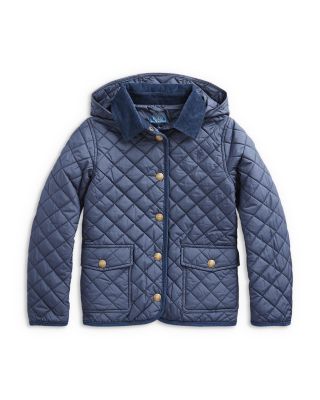 Girls&#39; Quilted Water Repellent Barn Jacket - Big Kid