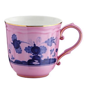 Ginori 1735 Antico Doccia Mug In Pink/blue