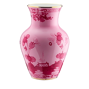 Ginori 1735 Oriente Italiano Small Ming Vase In Pink