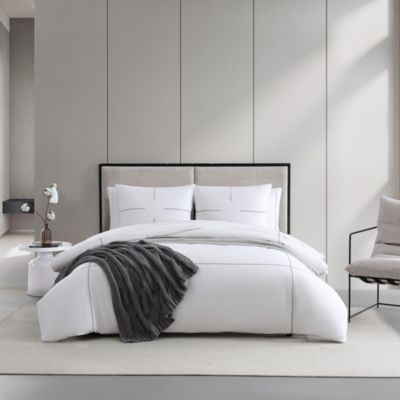 Vera Wang - Zig Zag Cotton Sateen Duvet Set