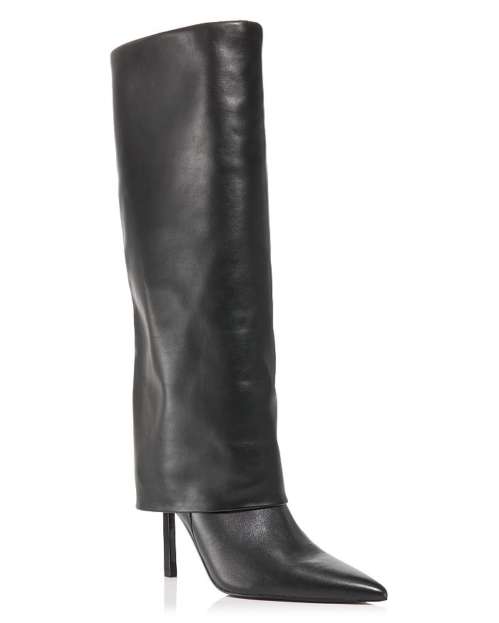AQUA Women's Tena Pointed toe High Heel Boots - 100% Exclusive ...