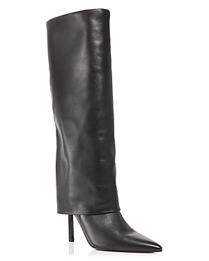 Aqua Women's Tena Pointed Toe High Heel Boots - 100% Exclusive In Black