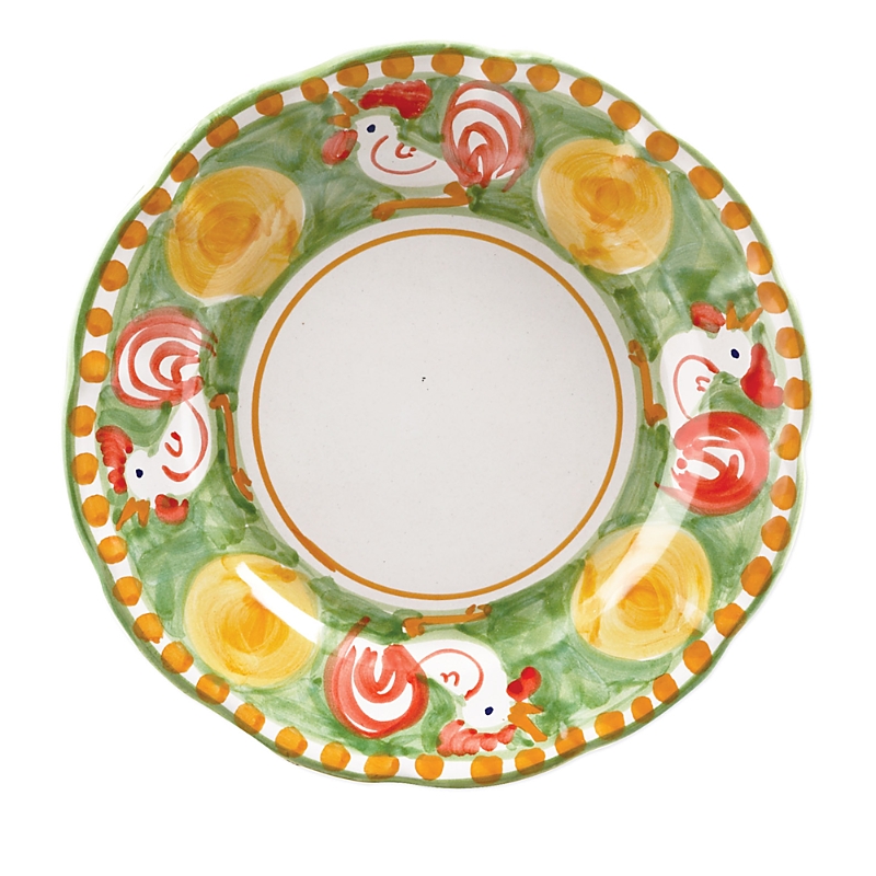 Vietri Campagna Salad Plate In Green