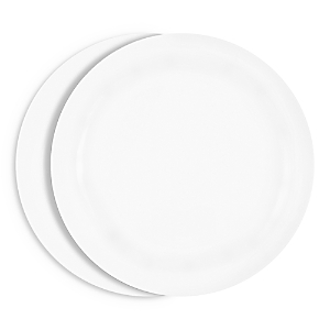 Richard Brendon Coupe Dinner Plate, Set Of 2 In White