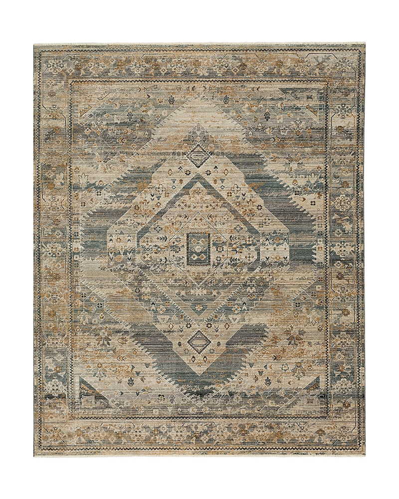 Karastan Echo Gamin Area Rug, 6'7 X 9'6 In Grey