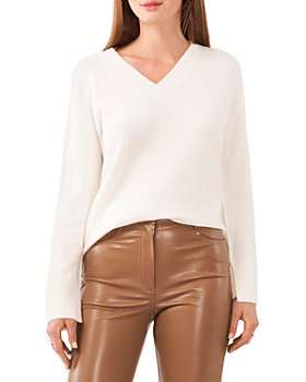White Women's V-Neck Sweaters & Cardigans - Bloomingdale's