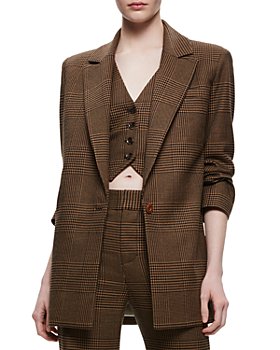 Alice and Olivia - Colley Strong Shoulder Blazer