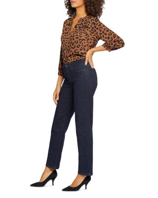 Emma High Rise Relaxed Slender Straight Jeans in Magical