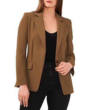 1.state Hidden Placket Classic Blazer In Beech
