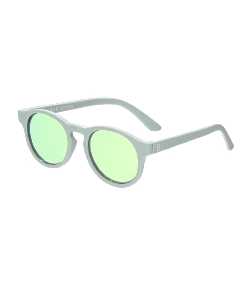 Shop Babiators Seafoam Blue Keyhole Seafoam Polarized Mirrored Lens Sunglasses In Seafoam Blue With Seafoam Lens