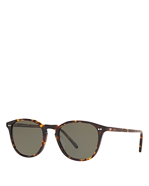 Oliver Peoples Forman Polarized Round Sunglasses, 51mm