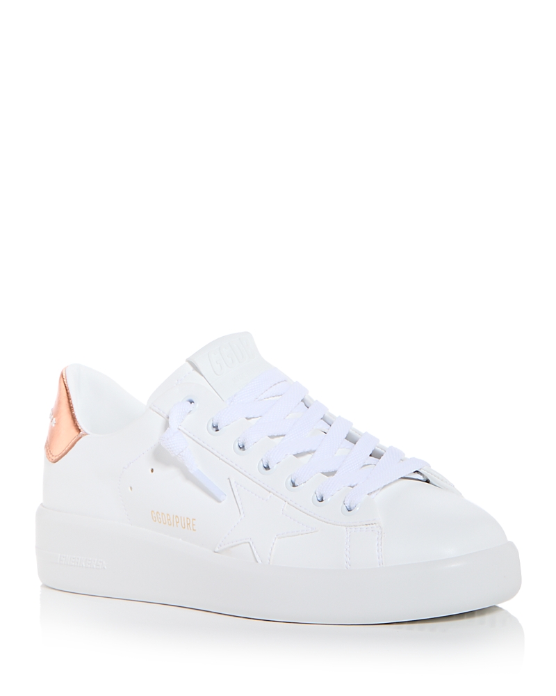 Golden Goose Women's Purestar Low Top Sneakers In White