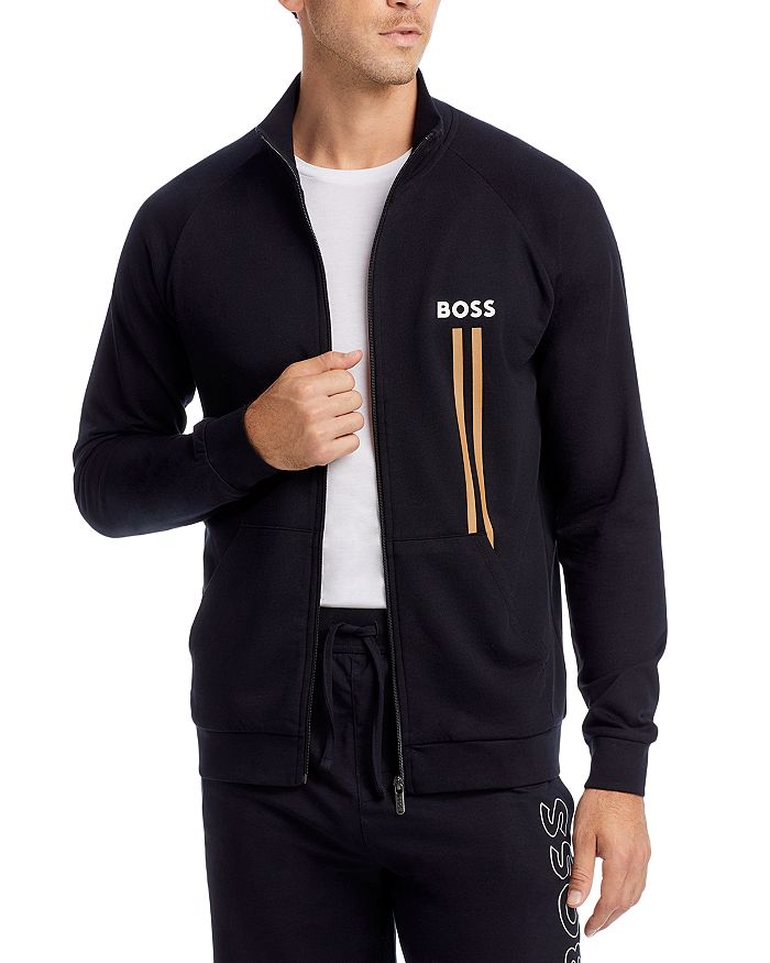 BOSS Authentic Cotton Full Zip Jacket Bloomingdale's