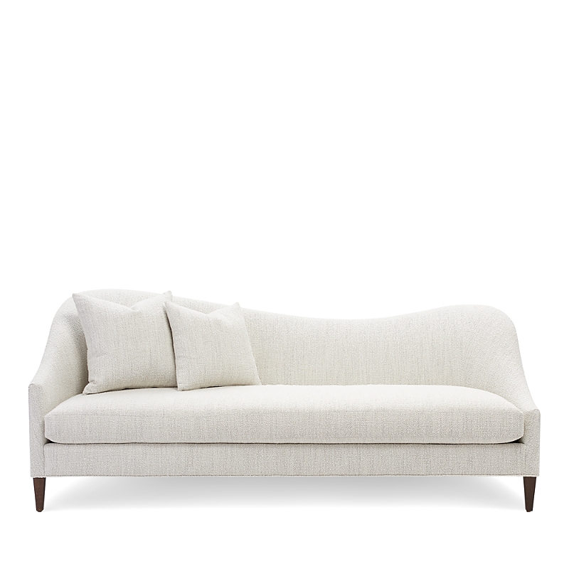Massoud Anna Left Arm Sofa In Boucle Pearl