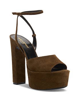 Saint Laurent - Women's Jodie 95 Tanouk High Heel Platform Sandals