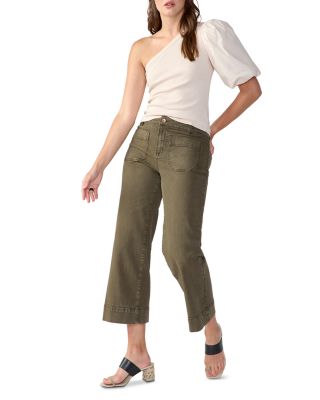 The Marine Cropped Wide Leg Pants
