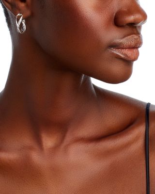 Sterling Silver Infinity Hoop Earrings