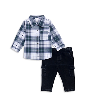 Splendid Boys' Cowboy Flannel Shirt & Pants Set - Baby