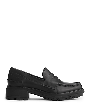Rag & Bone Black Shiloh Loafers In Black