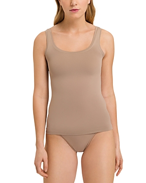 Shop Hanro Touch Feeling Tank In Mocha