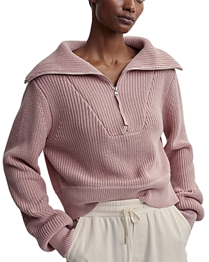 Shop Varley Mentone Sweater In Pale Mauve