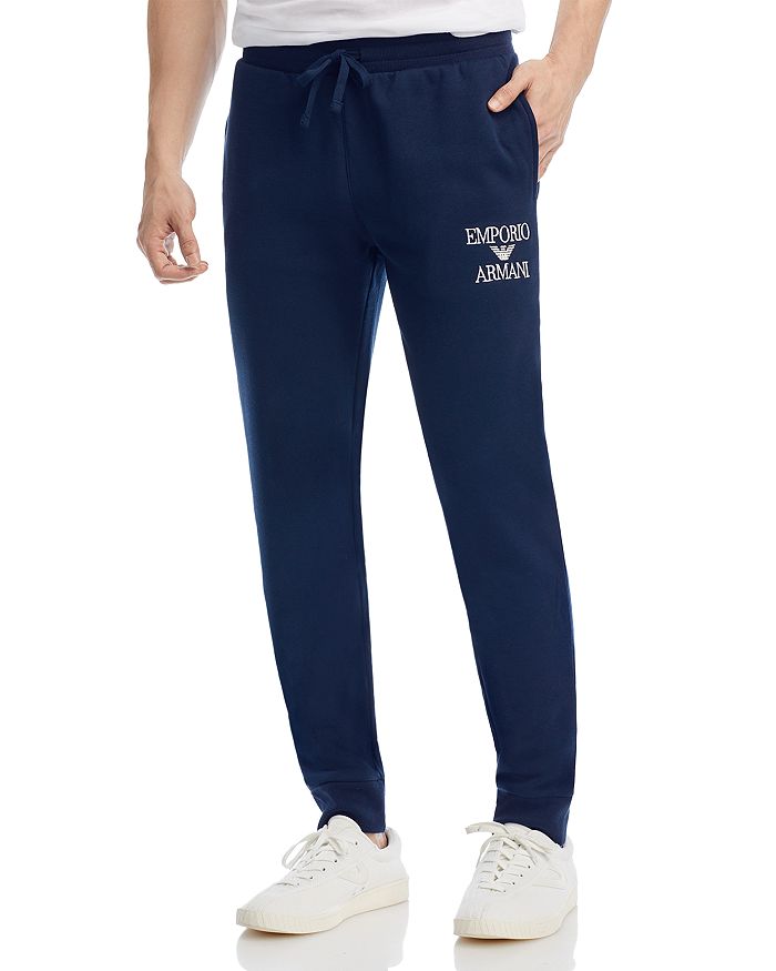 Emporio Armani Iconic Terry Jogger Pants | Bloomingdale's