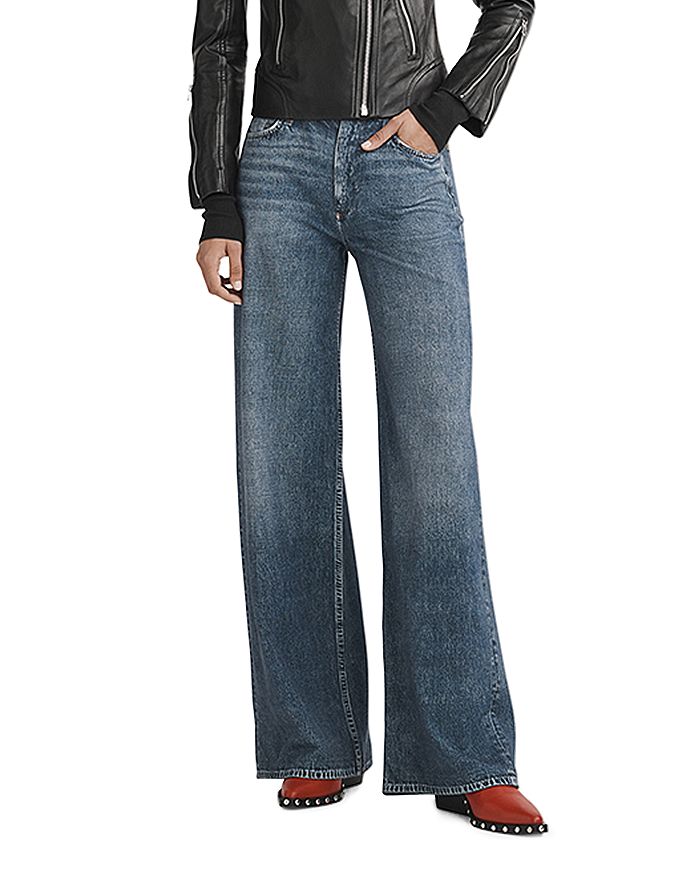rag & bone Sofie High-Rise Wide-Leg Jeans
