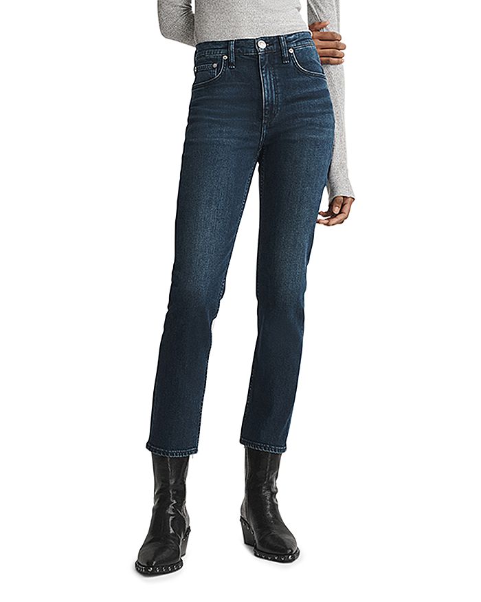 Rag & Bone Super High-Rise Straight Jeans - Size 30 – Dezigner