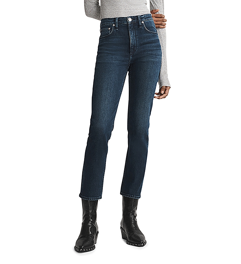 Rag & Bone Wren High Rise Ankle Slim Jeans In Ella In Ella