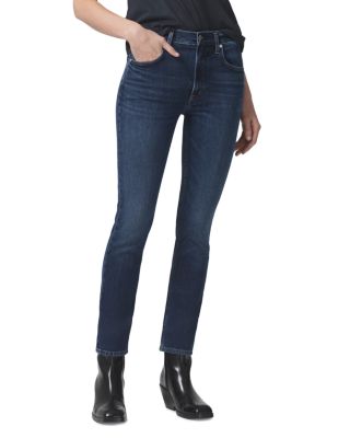 Citizens of Humanity - Sloane High Rise Skinny Jeans in Baltic