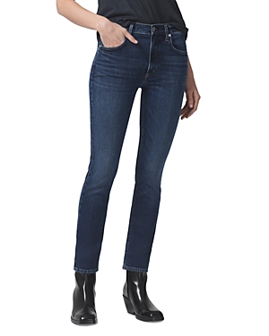 Shop Citizens Of Humanity Sloane High Rise Skinny Jeans In Baltic