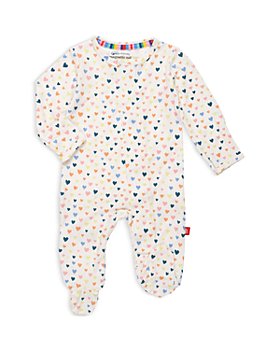 MAGNETIC ME - Girls' Love At First Sight Footed Coverall - Baby