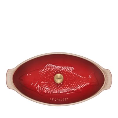 Oval Stoneware Fish Baker