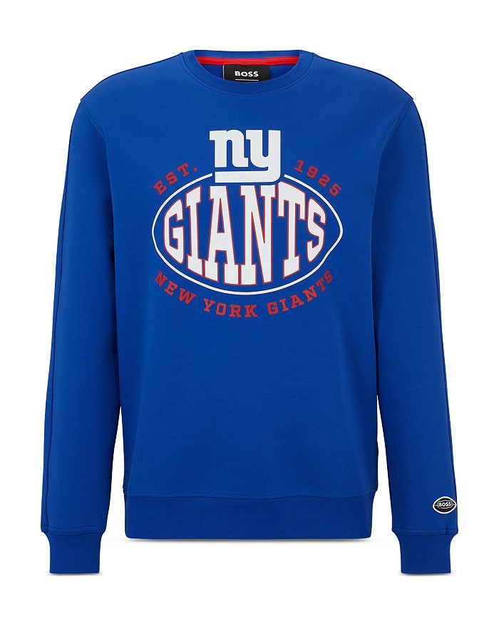 Boss x NFL Cotton-Blend Sweatshirt with Collaborative branding- Giants | Men's Tracksuits Size M