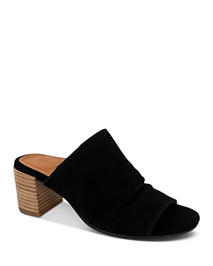 GENTLE SOULS BY KENNETH COLE GENTLE SOULS BY KENNETH COLE WOMEN'S CHAS HEELED SLIDE SANDALS