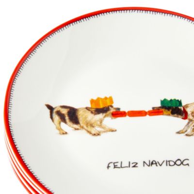 Doodles 6" Tidbit Plates, Set of 4