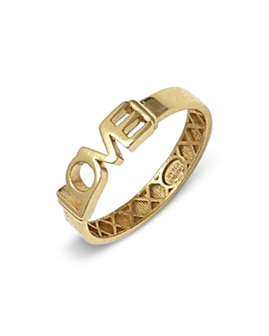Bloomingdale's Polished Love Statement Ring in 14K Yellow Gold