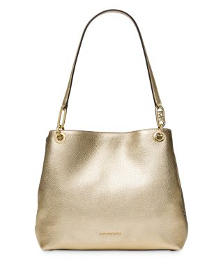 Michael Kors Kensington Large Metallic Shoulder Tote Bloomingdale's - Main Image