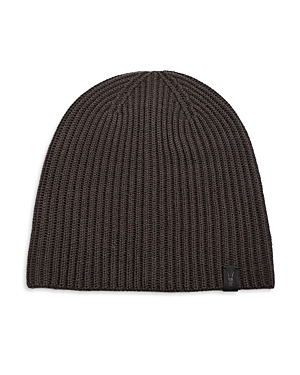 Allsaints Merino Wool Ribbed Beanie