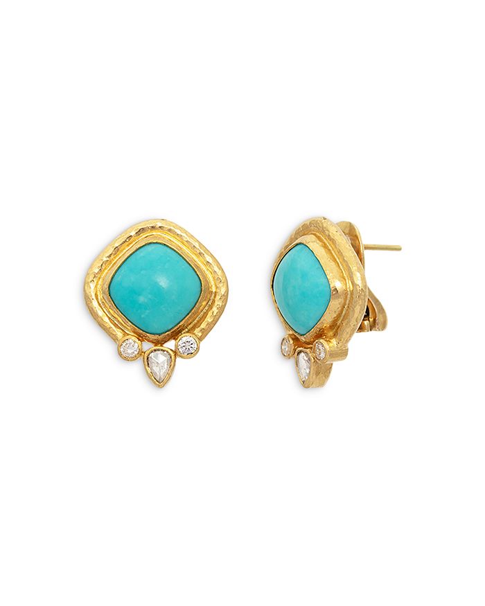 Sleeping beauty stud discount earrings