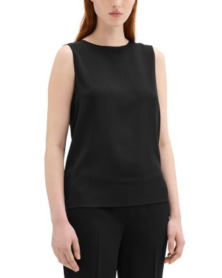 Silk Sleeveless Top